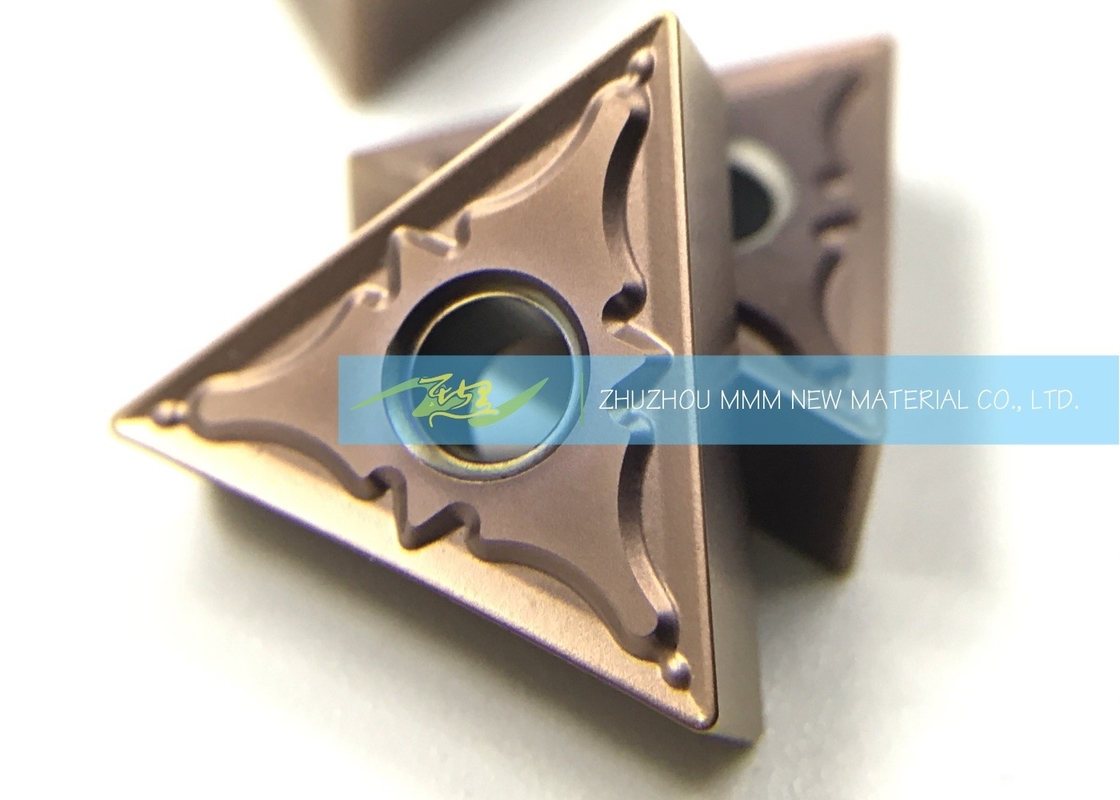 Triangle TNMG160404PM CNC Carbide Inserts For Steel Semi Finishing Turning